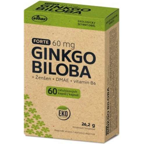 VITAR EKO Ginkgo biloba 60 kapslí