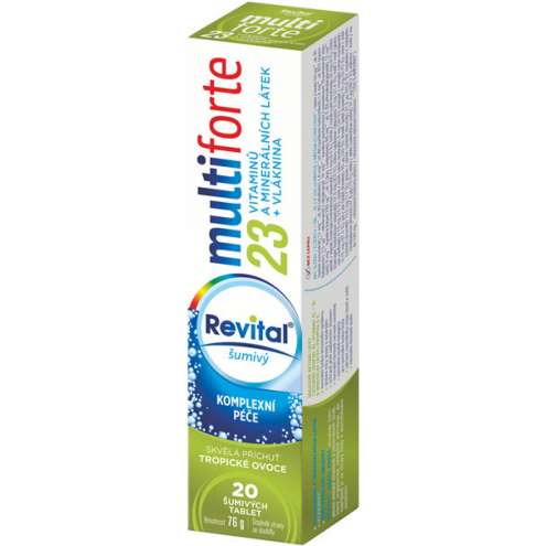 Revital Multi forte - Мультивитамин со вскусом тропических фруктов 20 шипучих таблеток