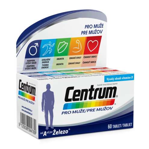CENTRUM Pro muže - Мультивитаминный комплекс для мужчин, 60 таб.