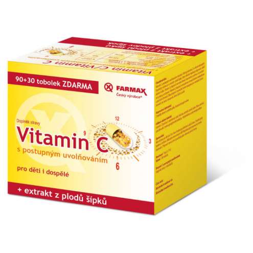 Farmax Vitamin C с постепенным высвобождением 90+30 капсул