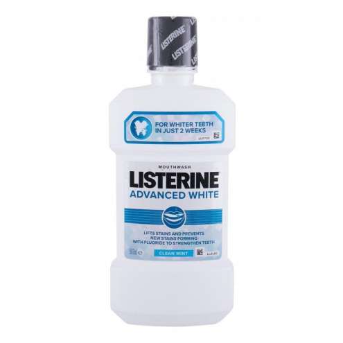 LISTERINE Advanced White - отбеливающий ополаскиватель ротовой полости, 500 мл