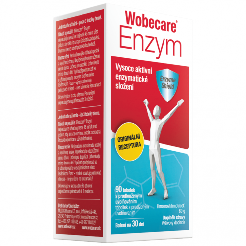 Wobecare Enzym - энзимы, 90 капсул