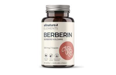 Allnature Berberin extrakt - экстракт Берберина 98% 500 мг 60 капсул
