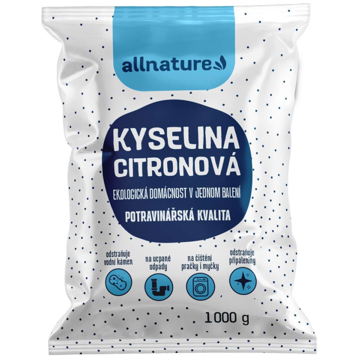 Купить Allnature Лимонная кислота 1000г c доставкой | StMaria.cz