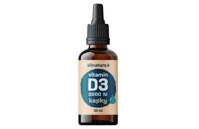 Allnature Vitamin D3 Forte 2000IU - kapky 30 ml