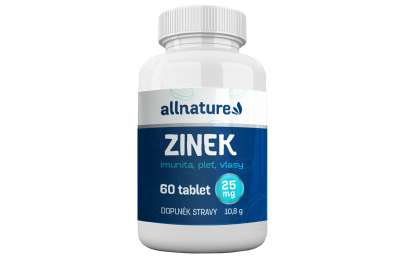 Allnature Цинк 25 мг 60 табл.