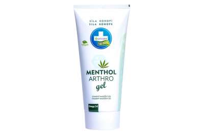 Annabis Menthol Arthro gel chladivý k masáži v oblasti kloubů svalů šlach a zad 200 ml
