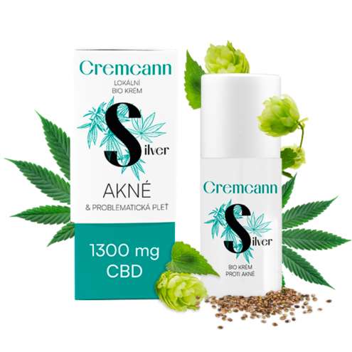 Annabis Cremcann Silver Akné 1300mg CBD BIO 30 ml