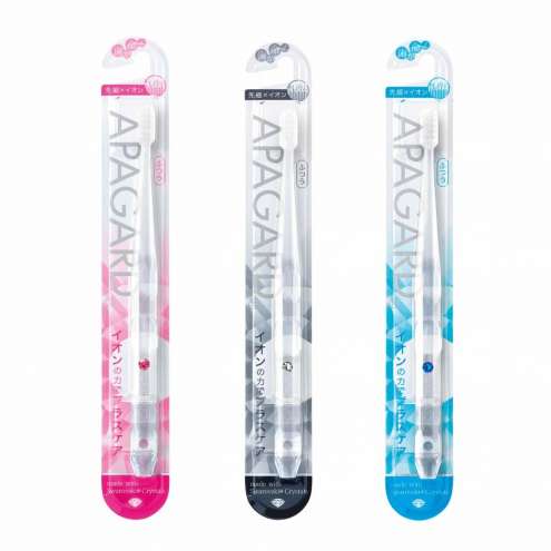 APAGARD Crystal Toothbrushes - Отбеливающая зубная щетка с кристаллами Swarovski, средней жёсткости