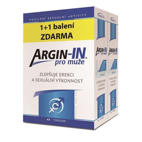 Argin-IN pro muže 45+45 tobolek zdarma