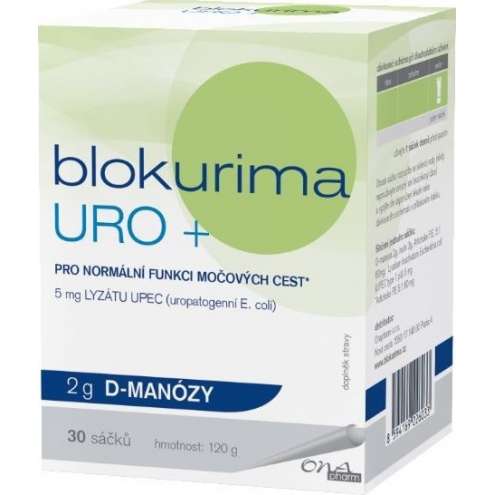 BLOKURIMA URO+ 2g d-manózy, 30 sáčků