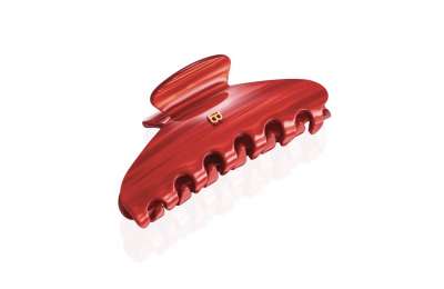 Balmain Hair Cellulose Acetate Hair Clip – Red (Large) 