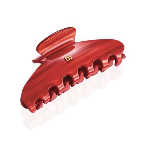 Balmain Hair Cellulose Acetate Hair Clip – Red (Large)