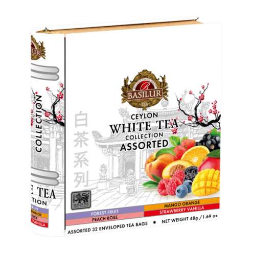 BASILUR White Tea Book Assorted plech 32x1,5 грамм