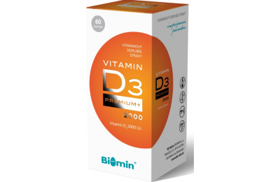 Biomin VITAMIN D3 PREMIUM+ 2000 I.U., 60 capsules