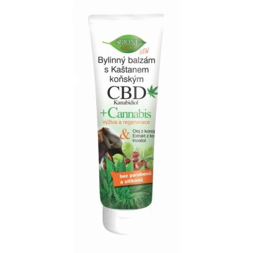 Bylinný balzám s Kaštanem koňským CBD - Растительный бальзам с конским каштаном и каннабидиолом (CBD) 300 мл