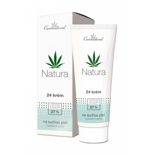 CANNADERM Natura 24 - Крем для сухой и чувствительной кожи лица, 75 г