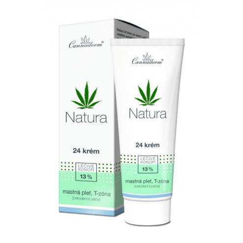 CANNADERM Natura 24 Krém - Cream for oily skin, 75 g