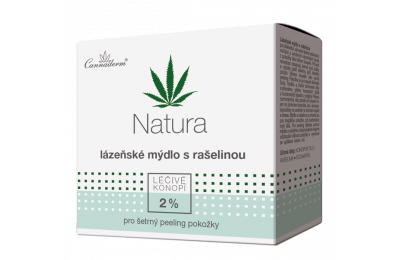 CANNADERM Natura - Lázeňské mýdlo s rašelinou, 80 g