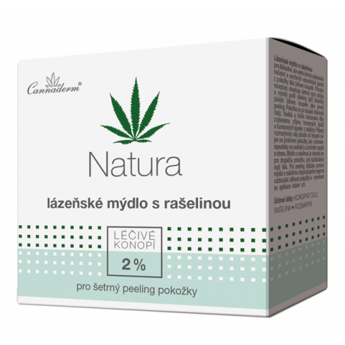 CANNADERM Natura - Spa soap with peat, 80 g