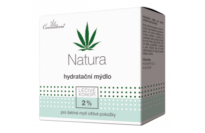 CANNADERM Natura - Hydratační mýdlo, 100 g