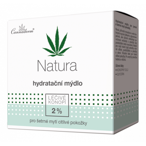 CANNADERM Natura - Moisturizing body soap, 100 g