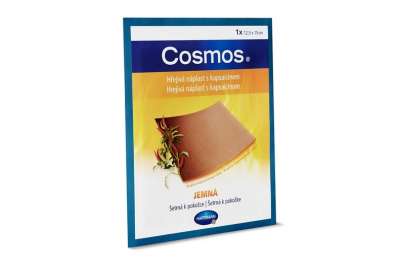 Cosmos Hřejivá náplast s kapsaicinem jemná 12,5x15cm 1 ks