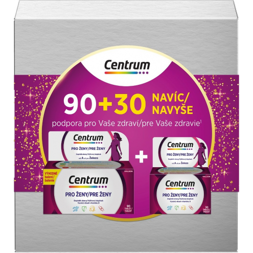 Centrum для женщин, таблетки 90+30. Подарочная упаковка