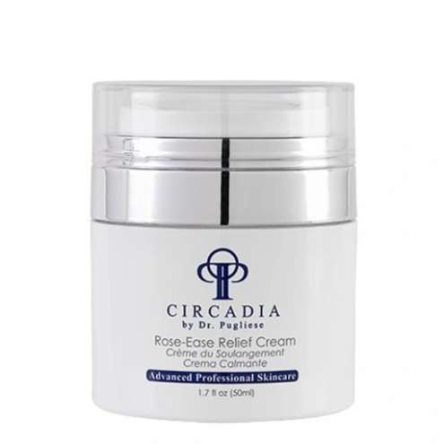 CIRCADIA Rose-Ease Relief Facial Cream - Krém pro citlivou pleť proti růžovce a růžovce, 50 g