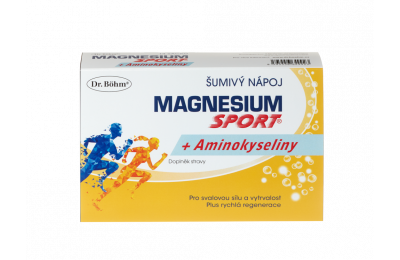 DR.BÖHM Magnesium Sport + Aminokyseliny, 14 sáčků