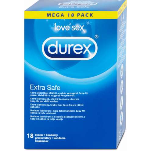 DUREX Extra Safe - Презервативы, 18 шт