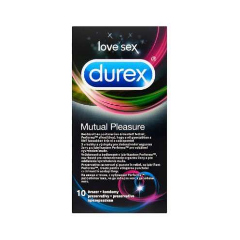 DUREX Mutual Pleasure - Condoms, 10 pcs