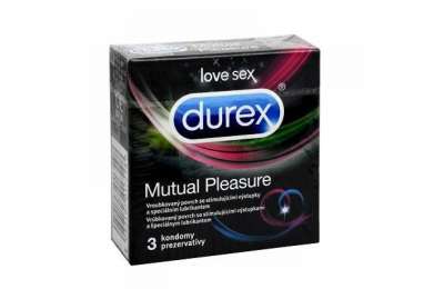 DUREX Mutual Pleasure - Kondomy, 3 ks