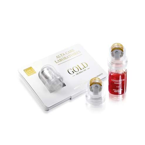 DERMASTIR Gold 24k Microneedling Roll-On - Роллер с частицами 24К золота