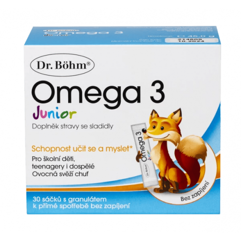 DR.BÖHM Omega 3 Junior, 30 sáčků