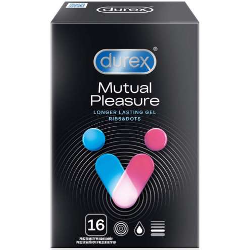 DUREX Mutual Pleasure - Condoms, 16 pcs