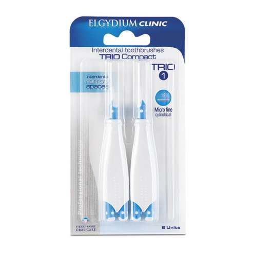 ELGYDIUM CLINIC Trio Compact 1 - Щетка межзубная (1,9 мм), 6 шт