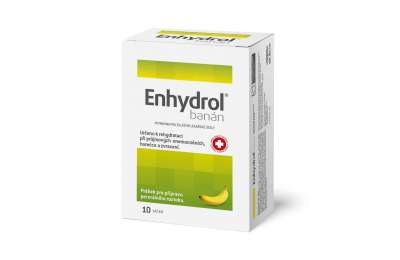 Enhydra with banana flavour, 10 sachets