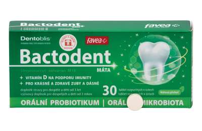 FAVEA Bactodent Mint 30 tablets – food supplement for oral cavity health