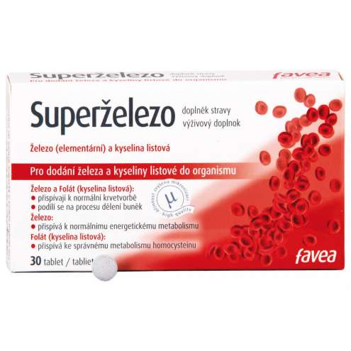 Favea Superželezo 30 tablet