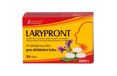 FAVEA LARYPRONT с эфирным маслом шалфея, 24 таблетки