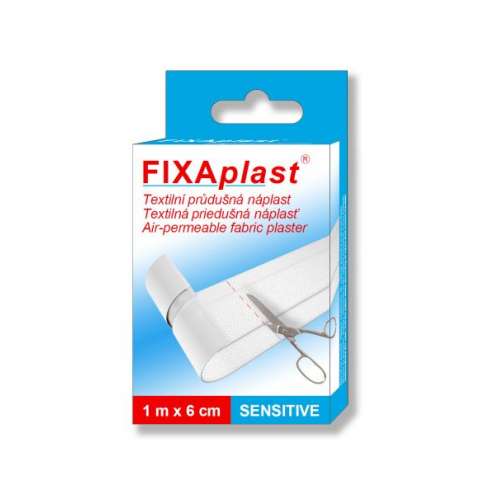 FIXAplast Textilní průdušná náplast 1 m × 6 cm