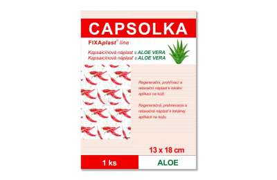 CAPSOLKA kapsaicínová náplast ALOE 13x18cm 1ks