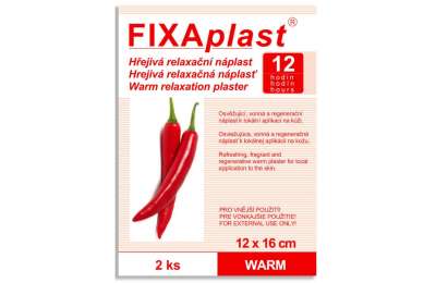 FIXAplast Разогревающий пластырь Warm 12x16 см 2 шт
