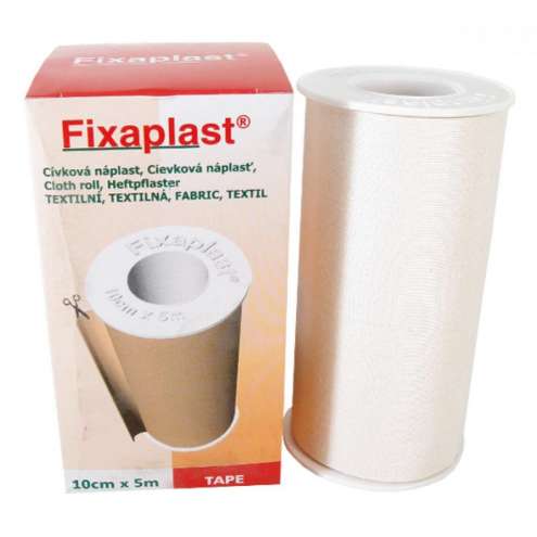 FIXAplast CÍVKOVÁ TEXTILNÍ NÁPLAST 10cm x 5m