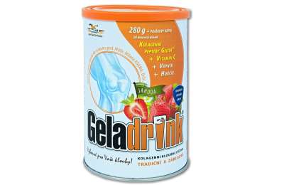 GELADRINK Jahoda - Kloubní výživa s jahodovou příchutí, 280 g