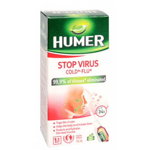 HUMER Stop Virus - Nosní sprej, 15 ml.