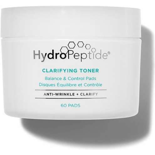HydroPeptide Clarifying Toner - Очищающий лосьон с молочной и азелаиновой кислотами, 60 дисков