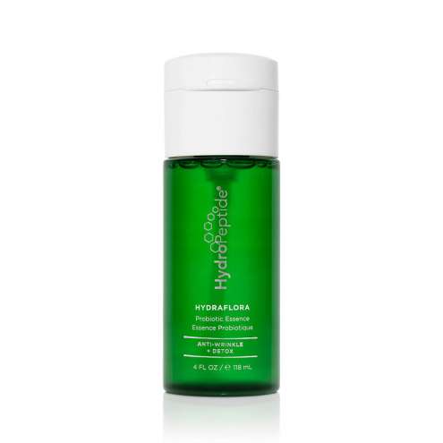 HydroPeptide Hydraflora Probiotic Essence - This soothing and toning essence uses pre- and pro-biotics to balance out the microflora on the skin's surface and give a lit-from-within glow, 118 ml