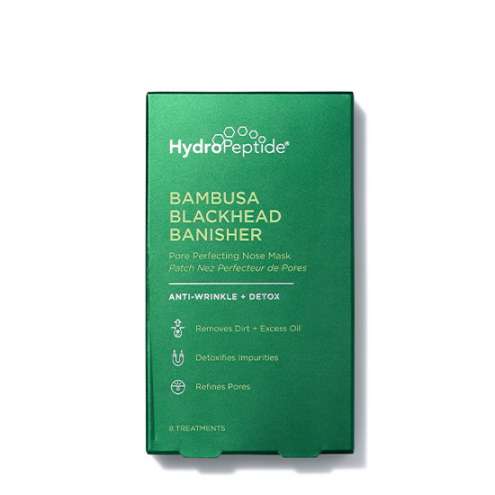 HYDROPEPTIDE Bambusa Blackhead Banisher - Поросуживающая очищающая маска против черных точек, 8 шт